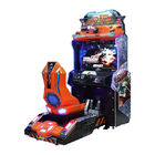 Metal Force Car Racing Arcade Machine 110 V / 220 V Điện áp 200kg Trọng lượng màu