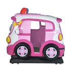 Màu hồng dễ thương Kiddie Ride Máy / Máy trò chơi pin xe