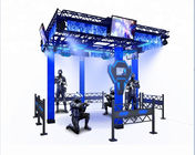 Công viên chủ đề lớn VR Space Walker Nền tảng thực tế ảo 9D Màu đen / xanh