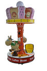Máy trò chơi điện tử dành cho trẻ em 250W / Carousel hoạt động bằng băng chuyền Kiddie