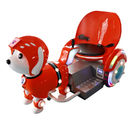 Máy chơi trò chơi ba bánh dành cho trẻ em, hình động vật cưỡi chó con Rickshaw cho công viên giải trí