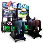 Metal Fiberglass Horse Racing Arcade Machine / Go Go J Racer Video Game Machine