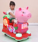 Máy cưỡi ngựa bằng kim loại + nhựa cho bé đi chơi trên động vật