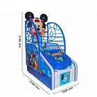 Arcade Trò chơi bắn bóng rổ Mickey Máy kim loại Công ty tủ và bền