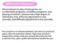 Búp bê đáng yêu Arcade mô phỏng đồ chơi Móng vuốt bắt cẩu cẩu trò chơi Grabber cho bé mèo bán hàng tự động