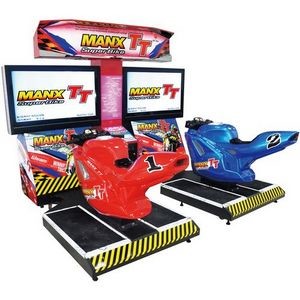Thiết bị trò chơi trong nhà Bike Racing Arcade Machine Phiên bản tiếng Anh hoặc tiếng Trung