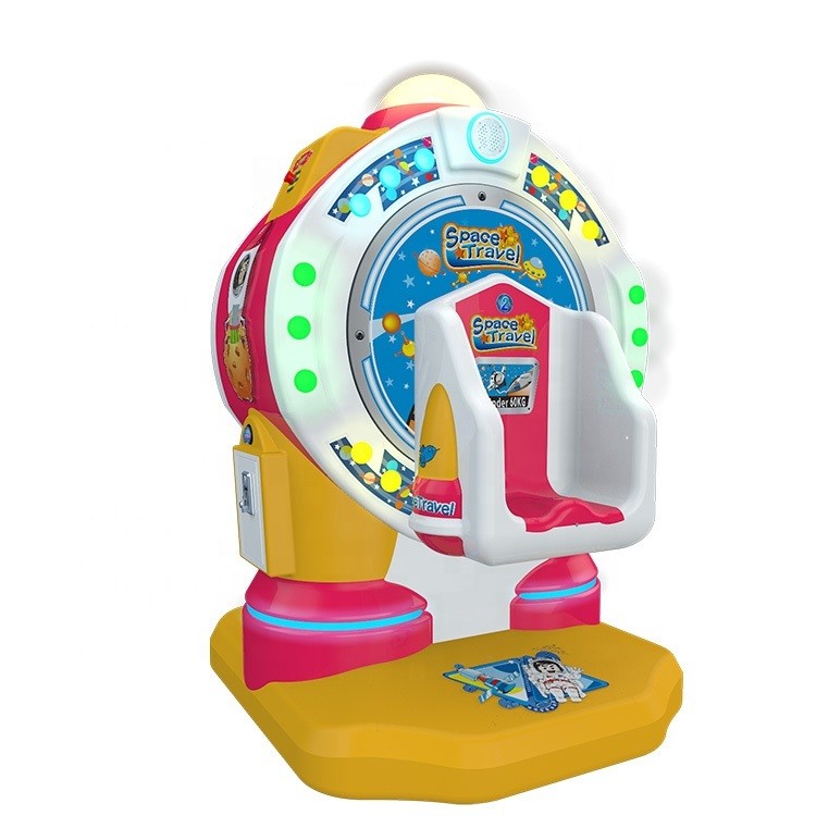 Du hành không gian Kiddie Ride Arcade Game Machine Coin vận hành Ghế đôi